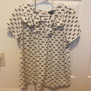 J Crew short sleeve blouse